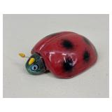 Painted Terracotta Ladybug Garden Decor