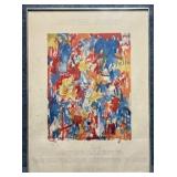 Jasper John Vintage Exhibit Poster