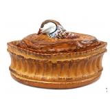Antique French Porcelain Partridge Terrine