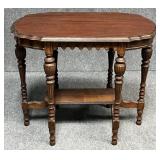 Carved Wood Parlor Table