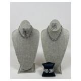 Rhinestone Jewelry Sets / 5 pc