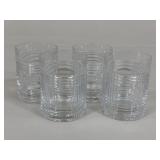 Ralph Lauren Double Old-Fashioned Glasses / 4 pc