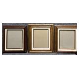 3/PC Open Frames w/glass (8x10)