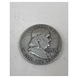 1957 Franklin Half Dollar Coin