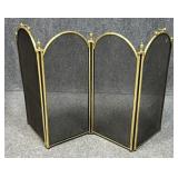 Folding Metal fire Place Screen