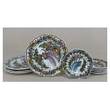 Vintage Skyros Hand Painted Decorative Plates