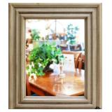 Mirror in Light Brown Frame
