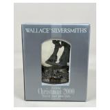 Wallace Silversmiths Christmas 2000 Snow Globe