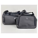 Skyline Travel Rolling Duffel Bag & Toiletries Bag