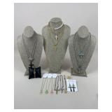 Religious Costume Jewelry / 15 pc