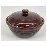Vintage Marcrest Daisy Dot Brown Casserole Dish