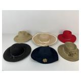 Ladies Hats / 6 pc