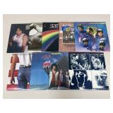 Vintage Pop-Rock Vinyl Records / 9 pc