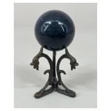 Marble Orb w/ Bronze Tone Stand