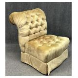 Tufted Slipper Style Chair
