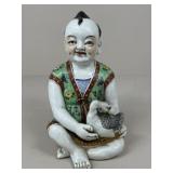 Chinese Famille Rose Porcelain Figurine