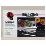 Kï¿½cheStolz 6-Piece Cutlery Set & Cutting Board NIB