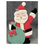 Metal Santa Yard Decor
