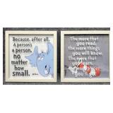 2/PC Dr. Suess Quote Wall Decor