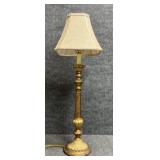 Tall Resin Table Lamp w/Shade