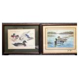 2/PC Duck Prints by  Bob Berry & E. Rambow