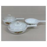 Corning Ware "Spice Of Life" Saucepan & Skillets
