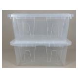 Memberï¿½s Mark 60Qt. Storage Totes / 2 pc