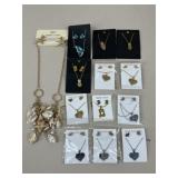 Costume Jewelry Sets/ 13 pc