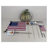 Round Top+ Outdoor Metal Lawn Decor / 7 pc