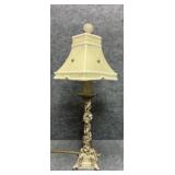 Resin Sea Shell Table Lamp w/Shade