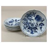 Blue Danube Saucers / 6 pc