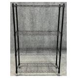 Seville Classic Rolling Metal Storage Rack