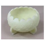 Fenton Custard Glass Candy Dish