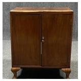 Media Cabinet w/ Burled Wood Veneer
