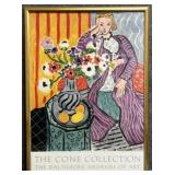 Matisse 'Purple Robe & Anemones' Museum Poster