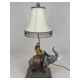 Resin Elephant Lamp