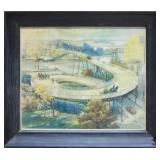 'The Old Spiral Bridge Hasting' print by Edward