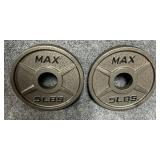 Max 5lbs Weight Plates