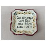 Italian Ceramic Trinket Dish