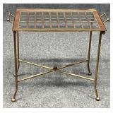 Metal Tray Table w/ Removable Top
