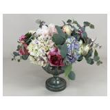 Artificial Arrangement In Metal Planter