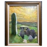 'Ancient Wales' Original Painting on Canvas