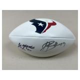 Signed Mini Texan Football