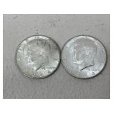 1964 Half Dollars / 2 pc