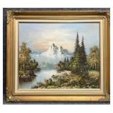 Original Painting on Canvas Signed G. Wilcox
