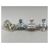Lefton Porcelain Figures / 4 pc