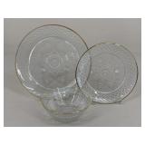 Cristal D'Arques 'Antique Gold' Dinnerware / 32 pc