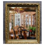 Mirror in Ornate Gold Tone Frame