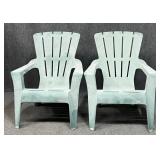 Pair Of Rubbermaid Adirondack Chairs
