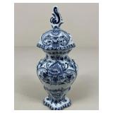 Delft Ceramic Urn